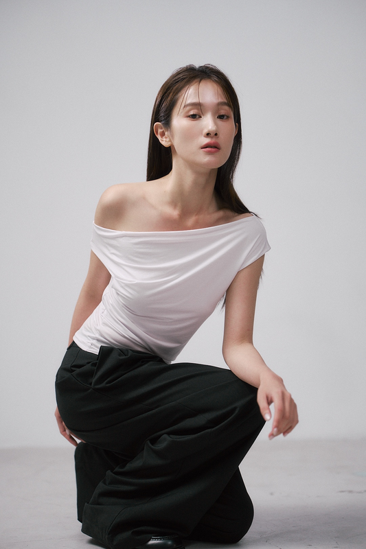 馬倫垂墜感背心(白)