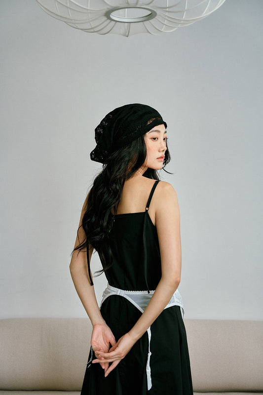 蕾絲腰間配飾(白)