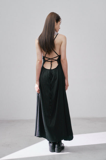 空靈綁帶洋裝(黑)
