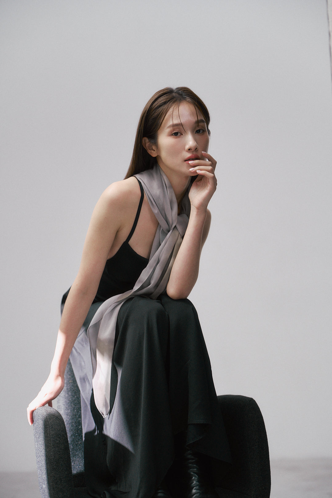 空靈綁帶洋裝(黑)